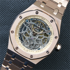 【ケース直径：約43MM】オーデマピゲ スケルトン ロイヤルオーク Asian 21600振動ムーブ搭載！