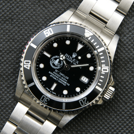 【高級腕時計】 ロレックス ROLEX シードゥエラーRolex 3135ムーブメント刻印 自動巻き ブラック 3連ジュビリー